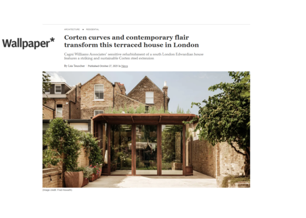 London Townhouse featured in Wallpaper*